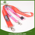 Polyester custom mysterious clear logo surf lanyards